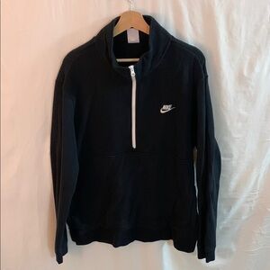 Nike Black Half-Zip Sweatshirt